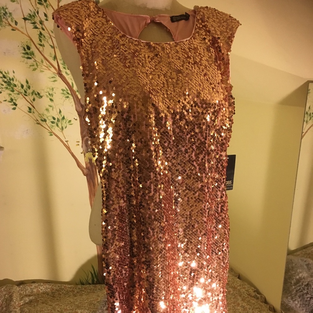 New, sequin mini dress